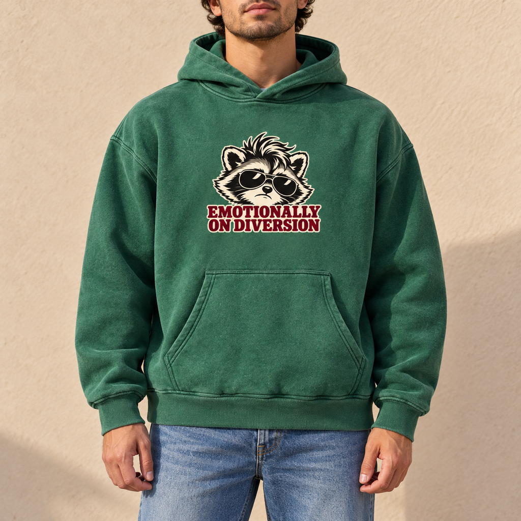 Raccoon Nurse Hoodie | Emotionally on Diversion
